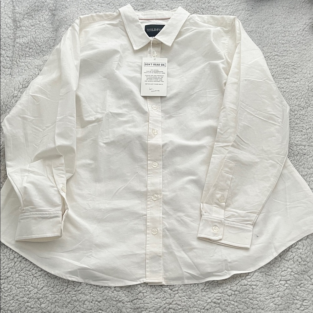 NWT Wildfang button up short